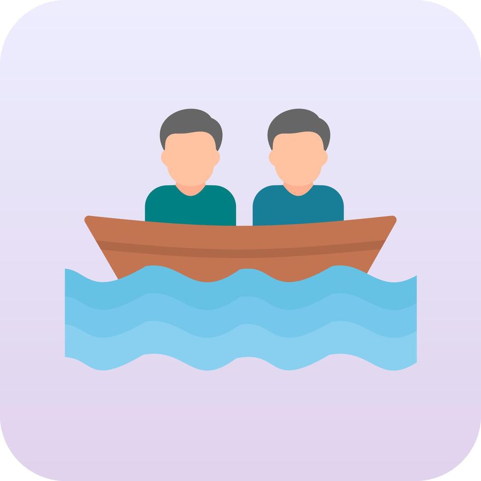 icono de vector de barco