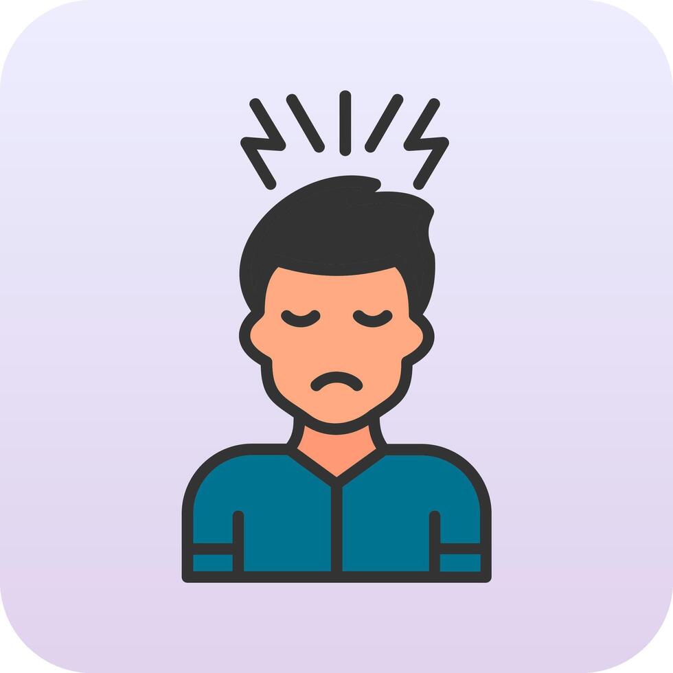 Stress Vector Icon