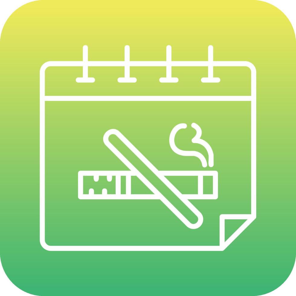 No Tobacco Day Vector Icon