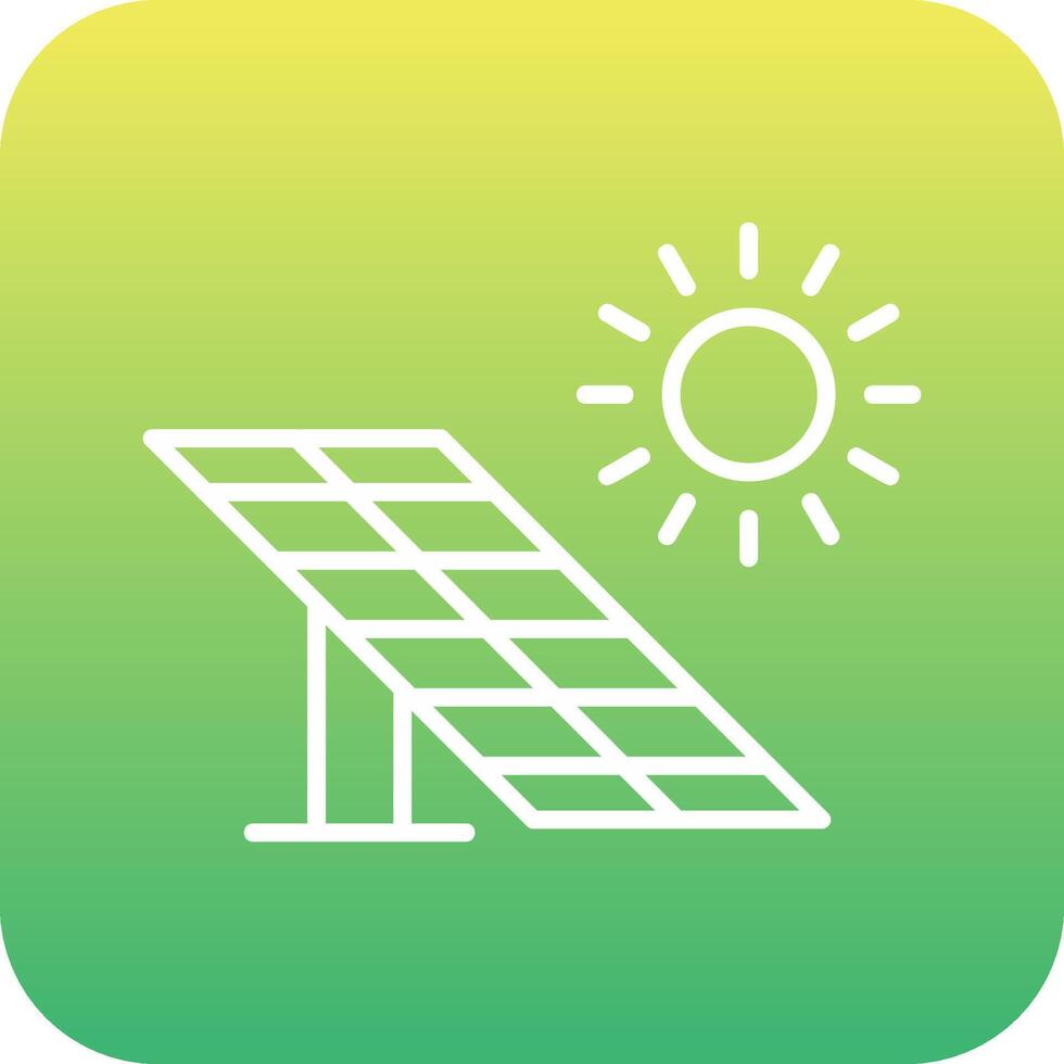 Solar Panel Vector Icon