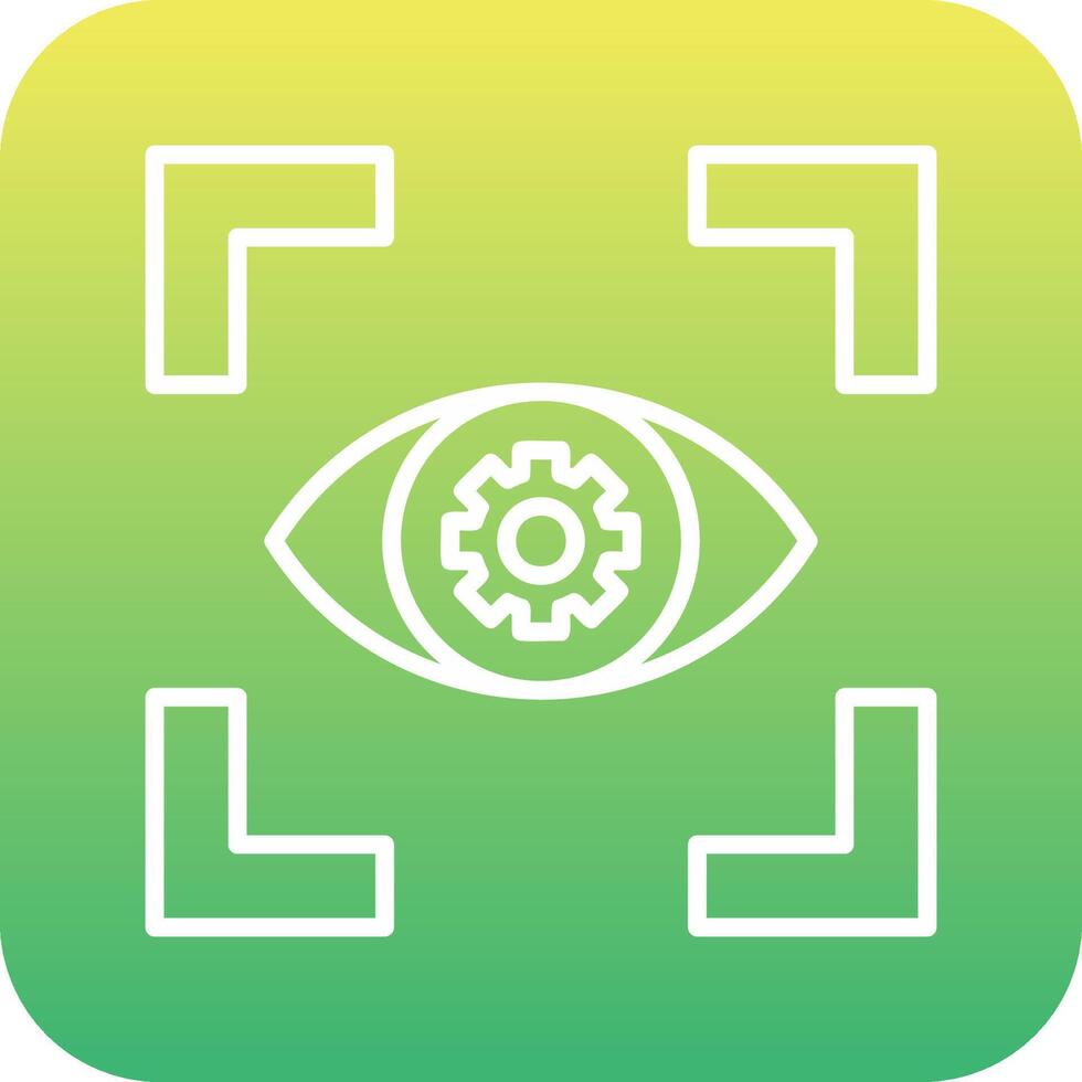 icono de vector de visión