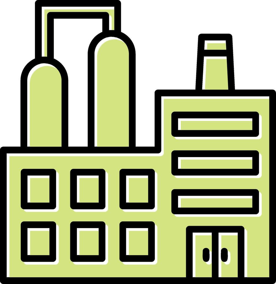 Factory Vector Icon