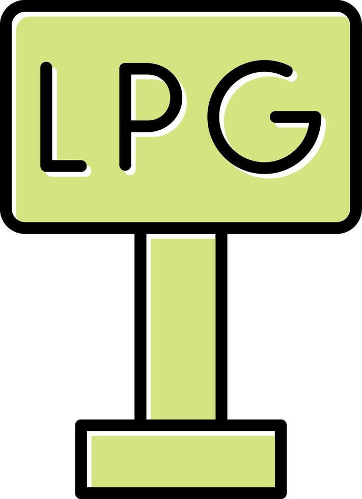 Liquefied Petroleum Gas Vector Icon