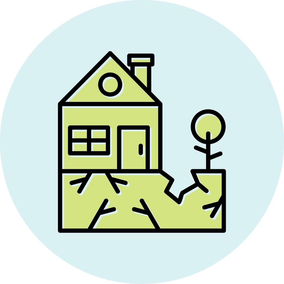 Earthquake Vector Icon