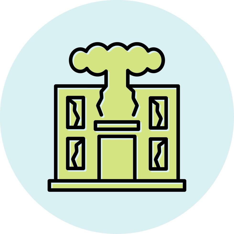 War Destruction Vector Icon