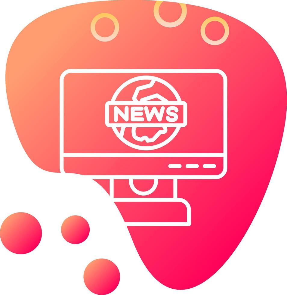 News Report Vector Icon