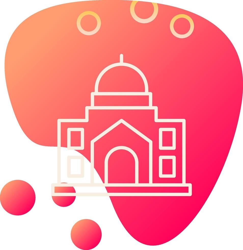 icono de vector de mezquita