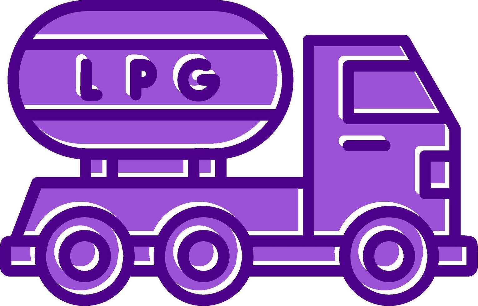 Gas Truck Vector Icon