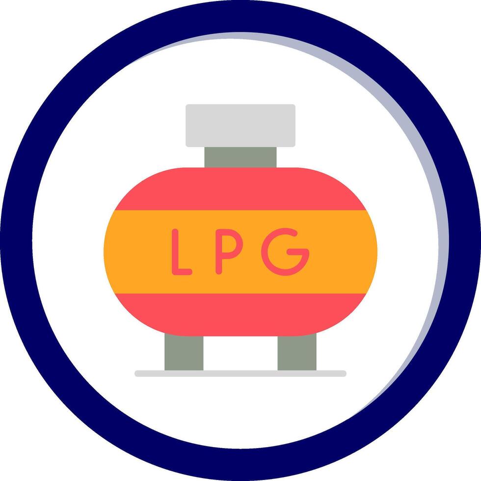 Liquefied Petroleum Gas Vector Icon