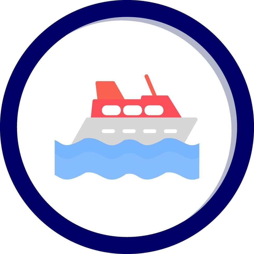 icono de vector de crucero