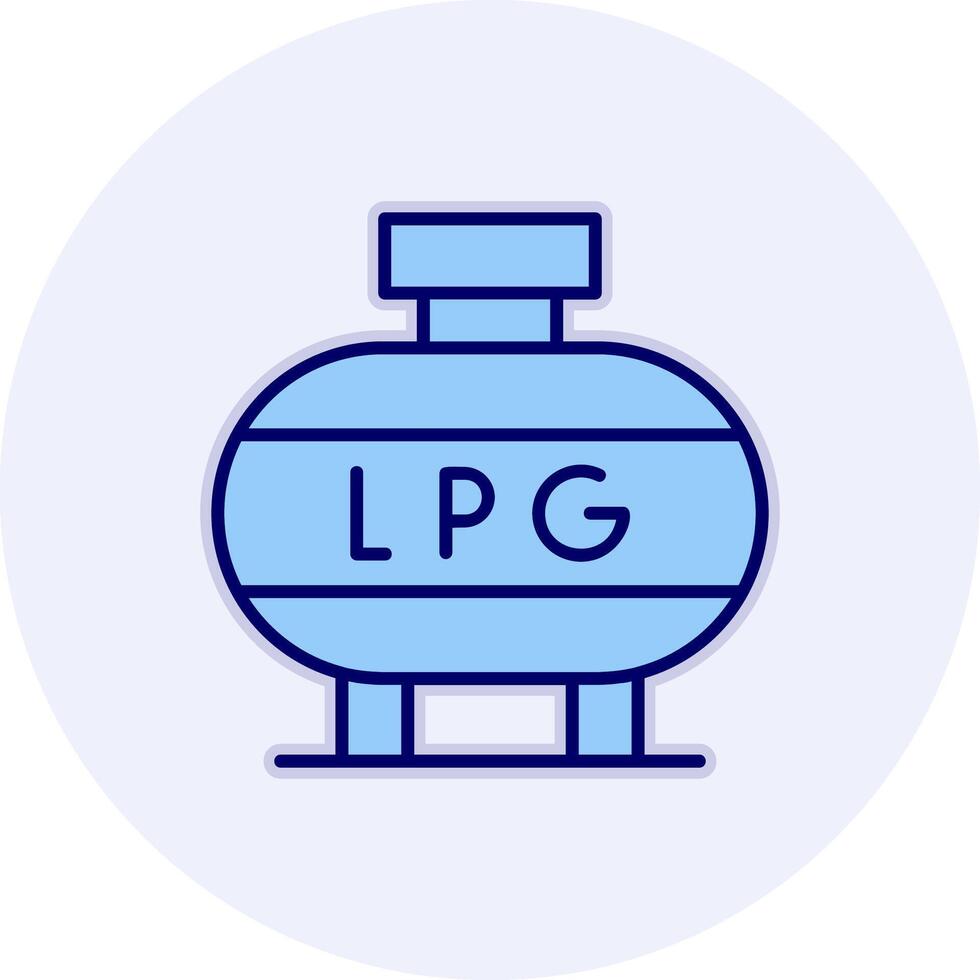 Liquefied Petroleum Gas Vector Icon