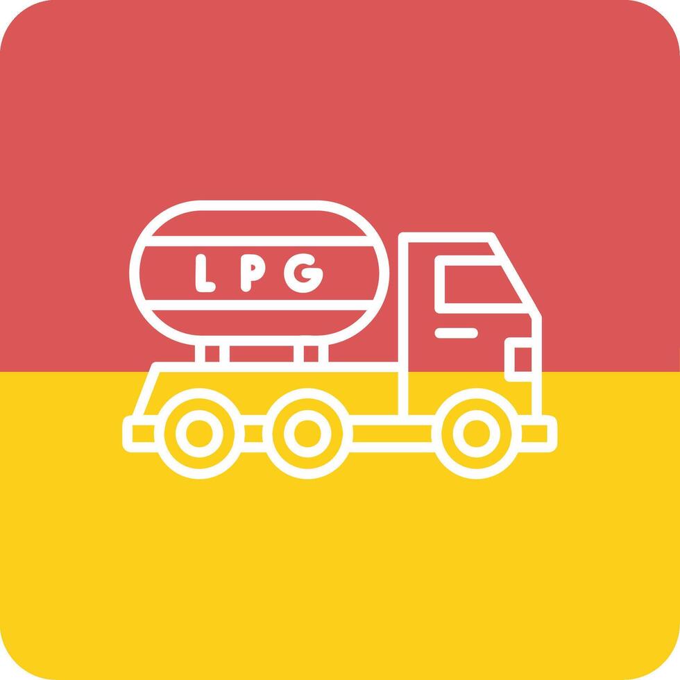 Gas Truck Vector Icon