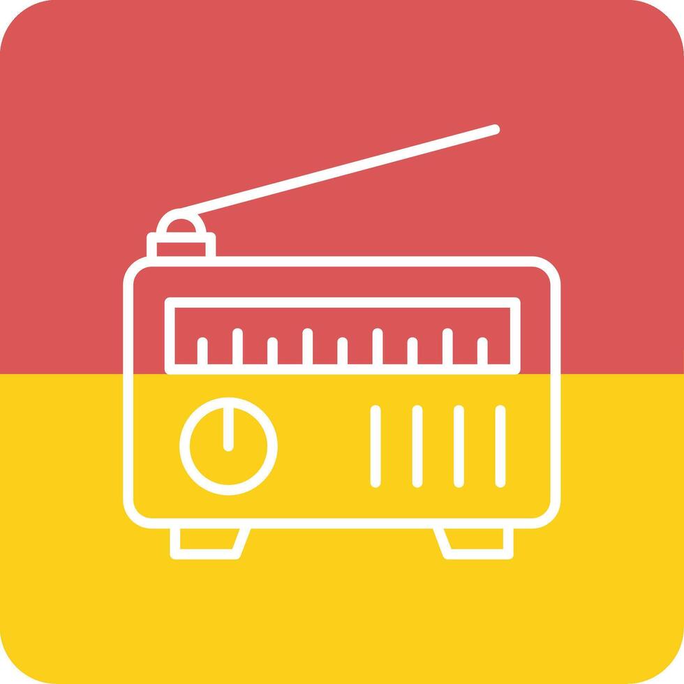 icono de vector de radio