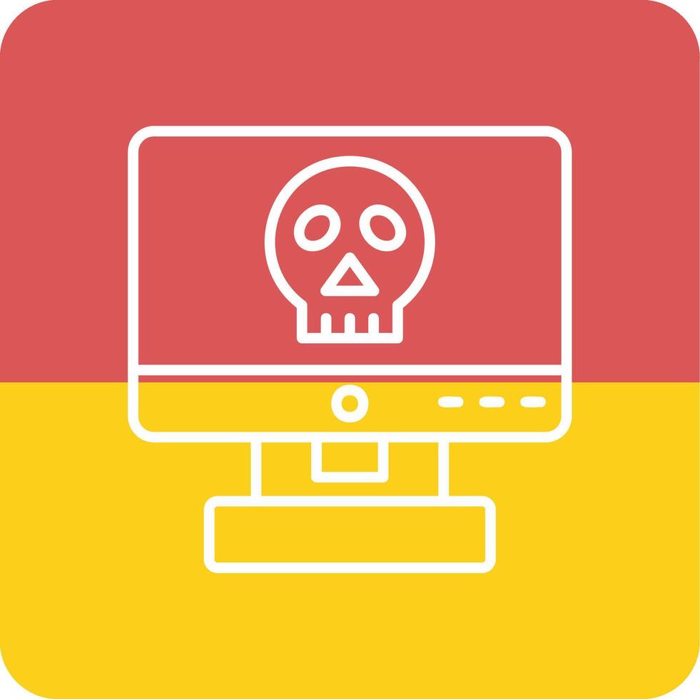 Computer Hacking Vector Icon