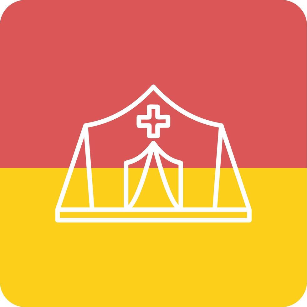 Refugee Camp Vector Icon