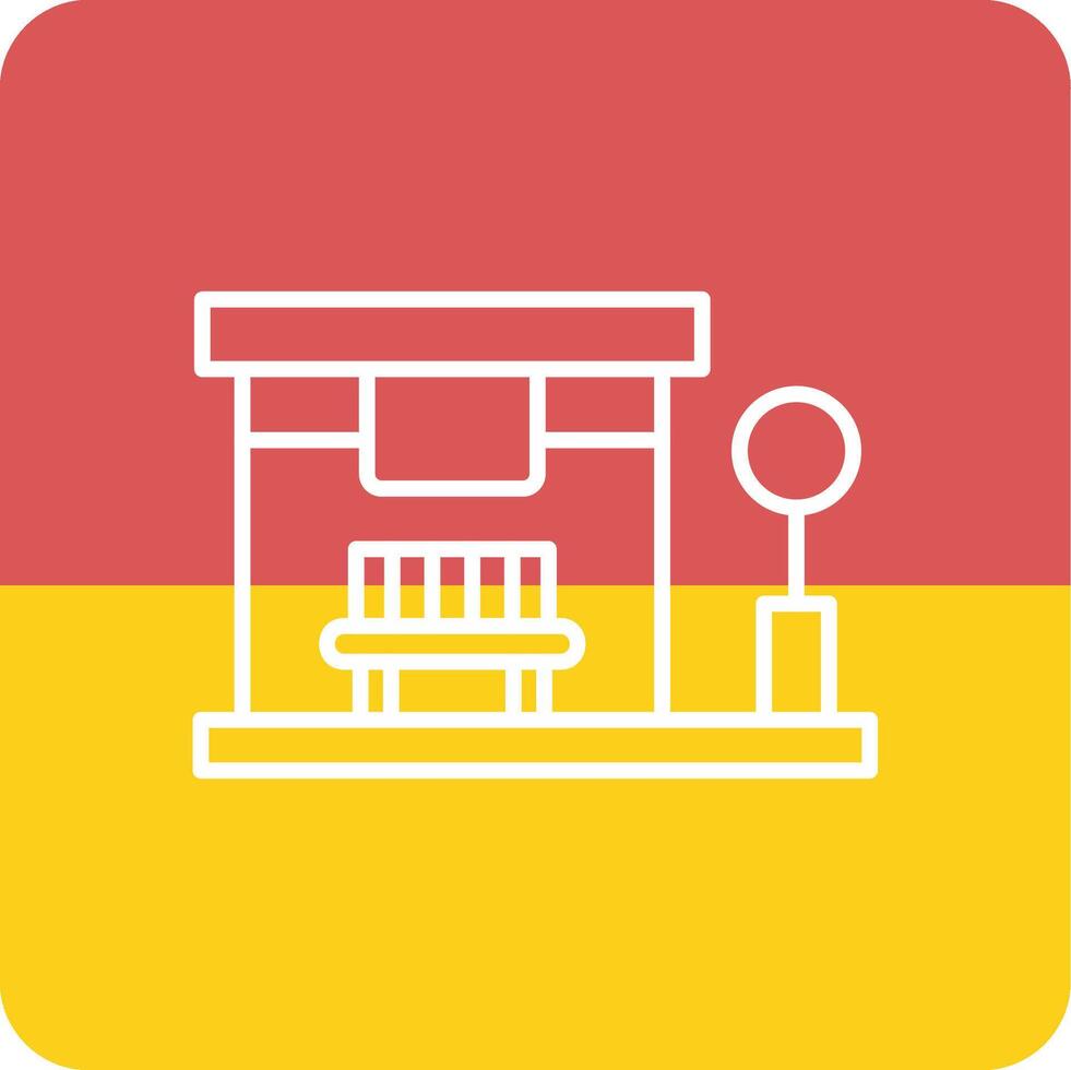 Bus Stop Vector Icon