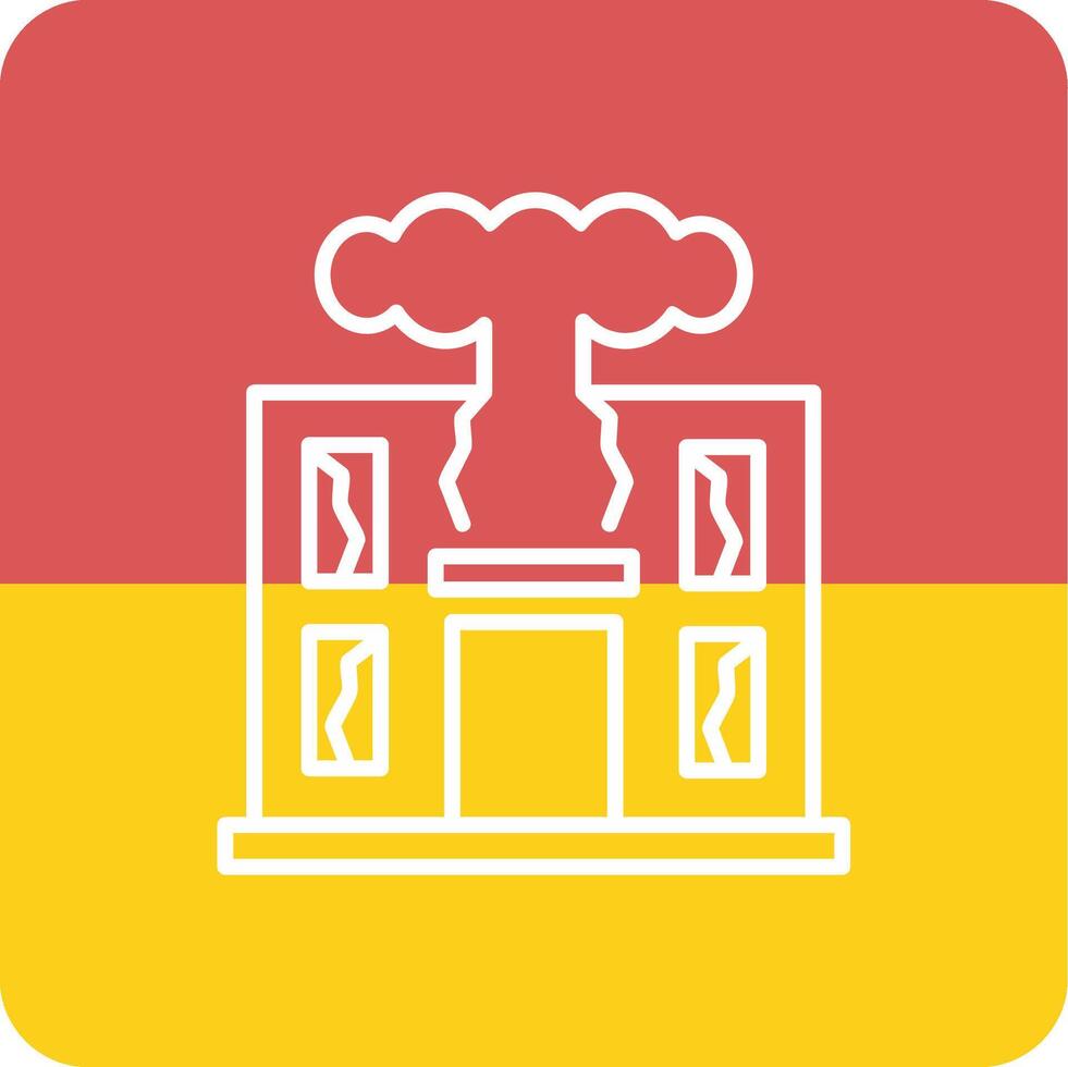 War Destruction Vector Icon