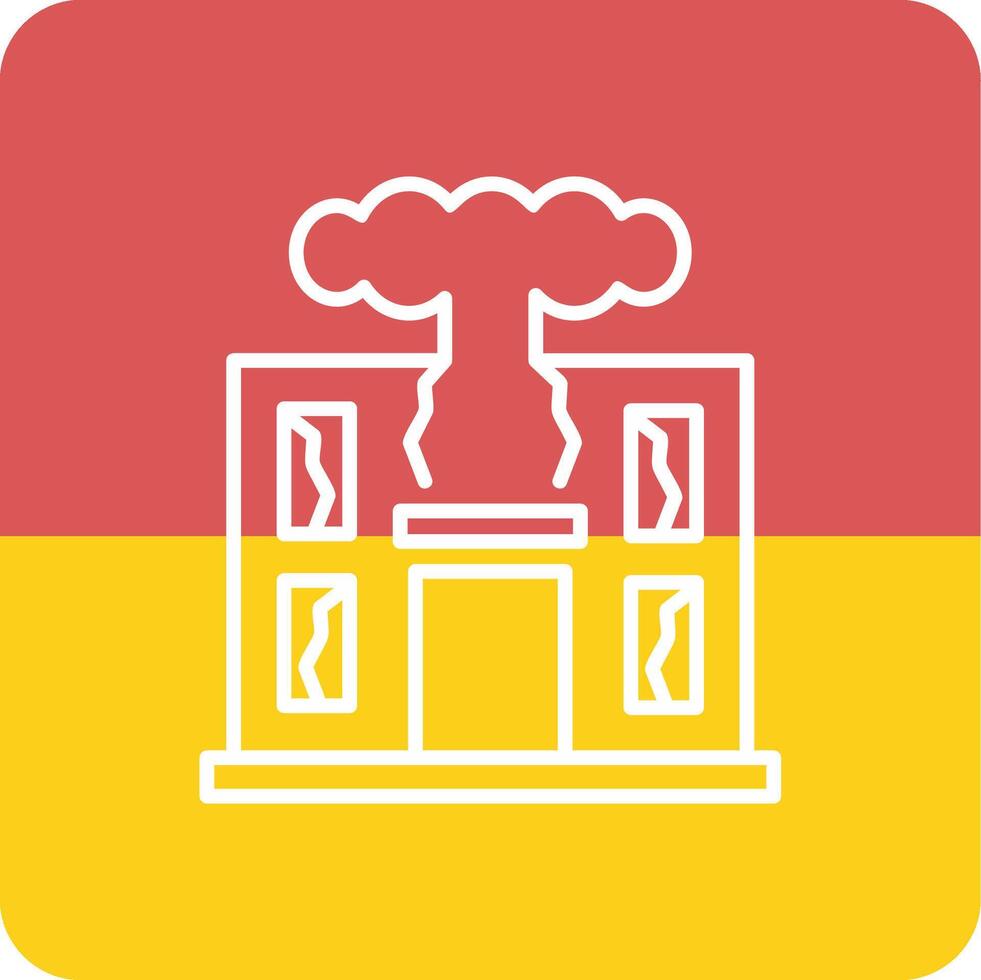 War Destruction Vector Icon