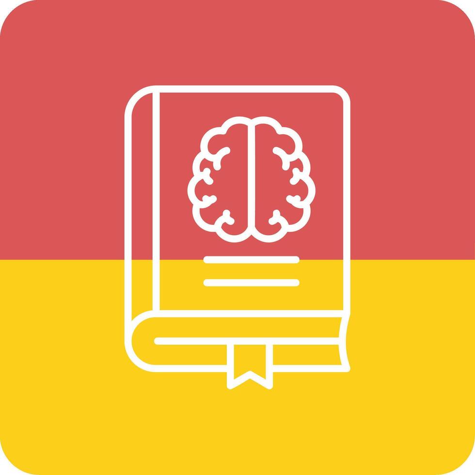 neurología libro vector icono