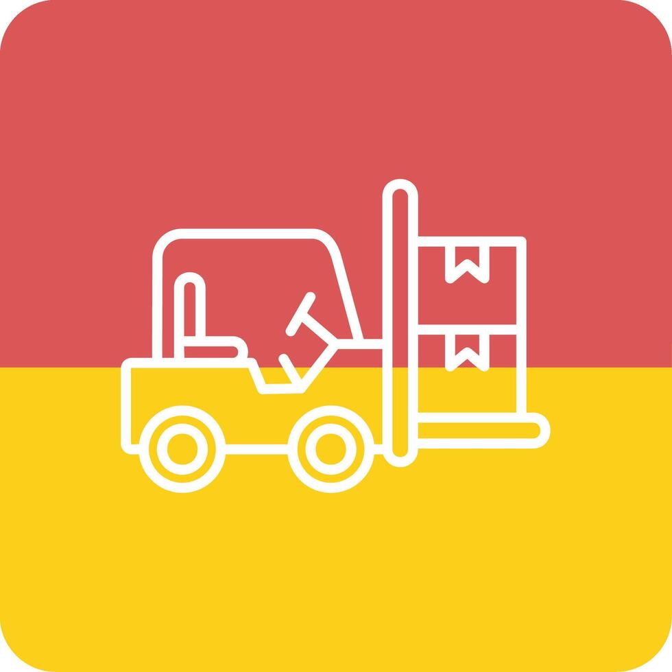 Forklift Vector Icon