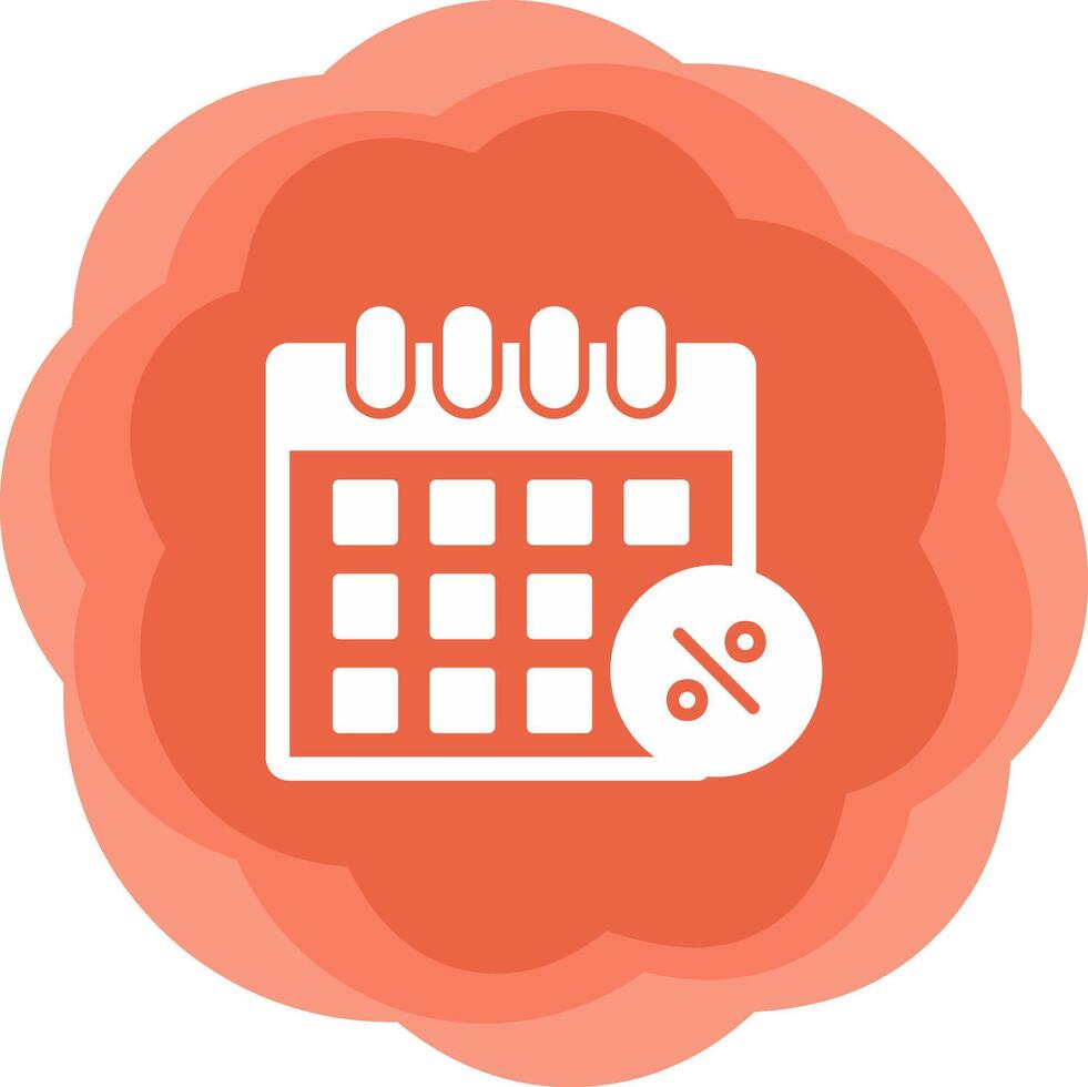 icono de vector de calendario