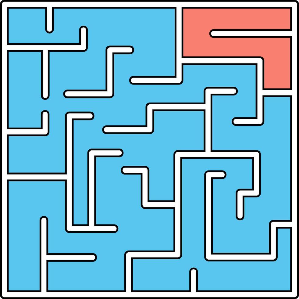 Maze Vector Icon