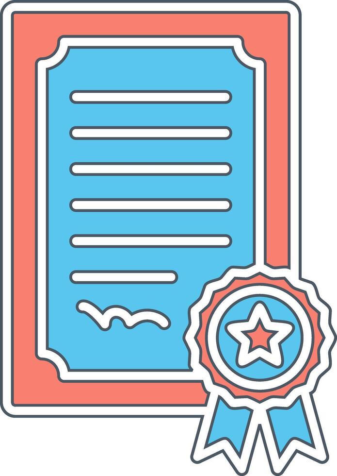 Certificate Vector Icon