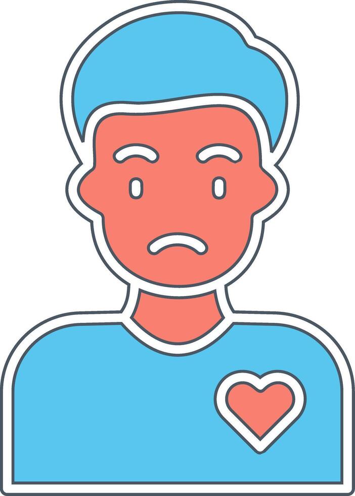 Volunteer Man Vector Icon