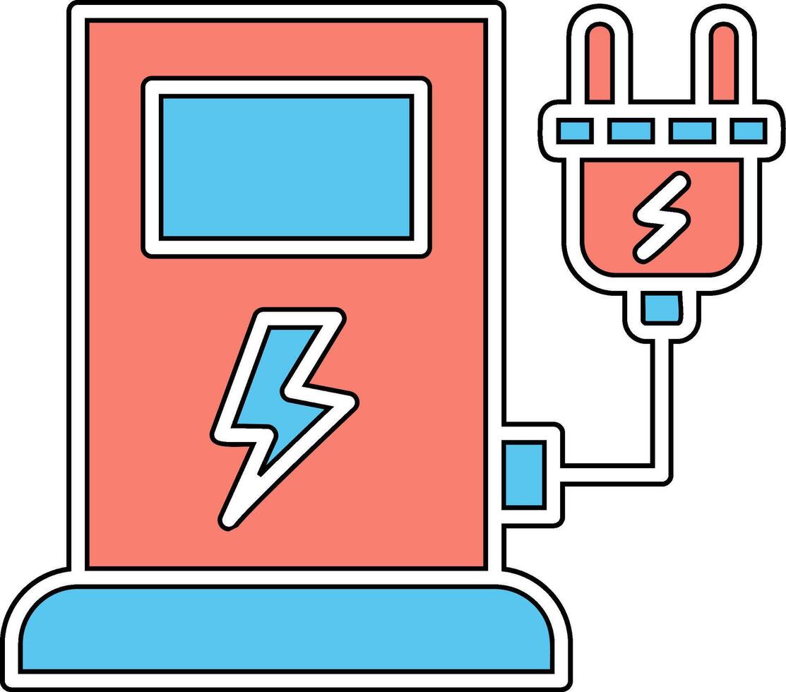 Charging Station Vector Icon