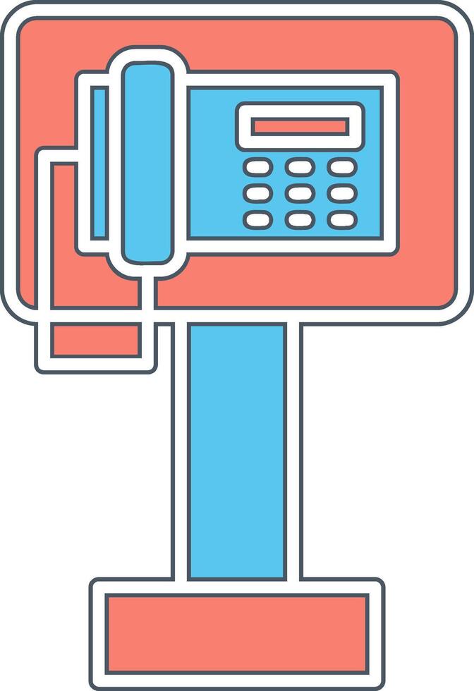 Public Phone Vector Icon