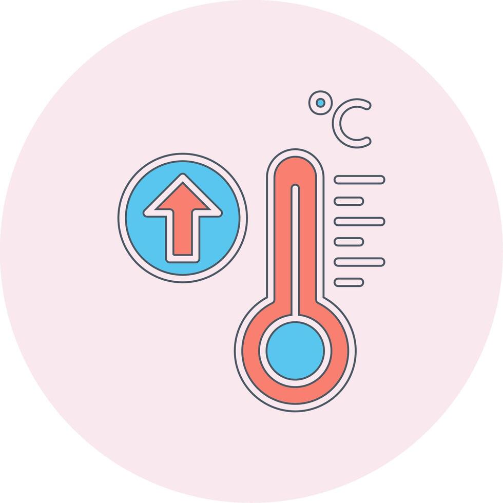 High Temperature Vector Icon