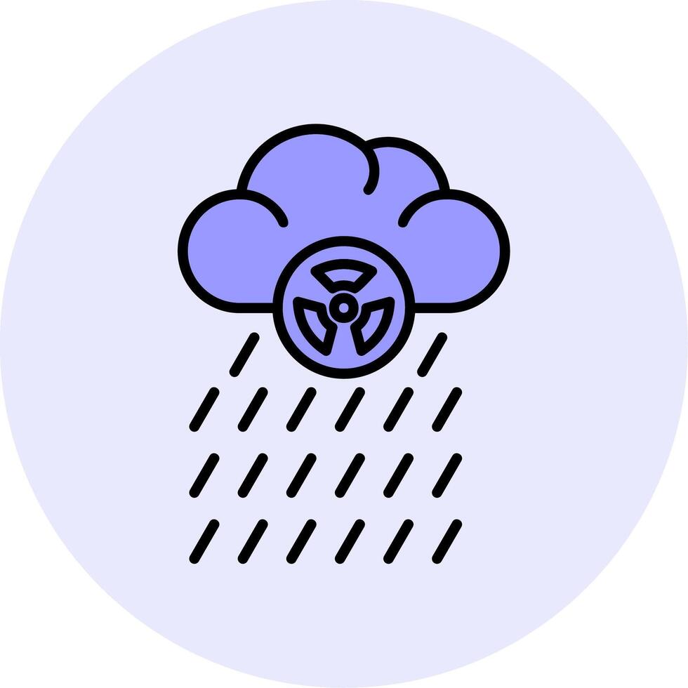 Acid Rain Vector Icon