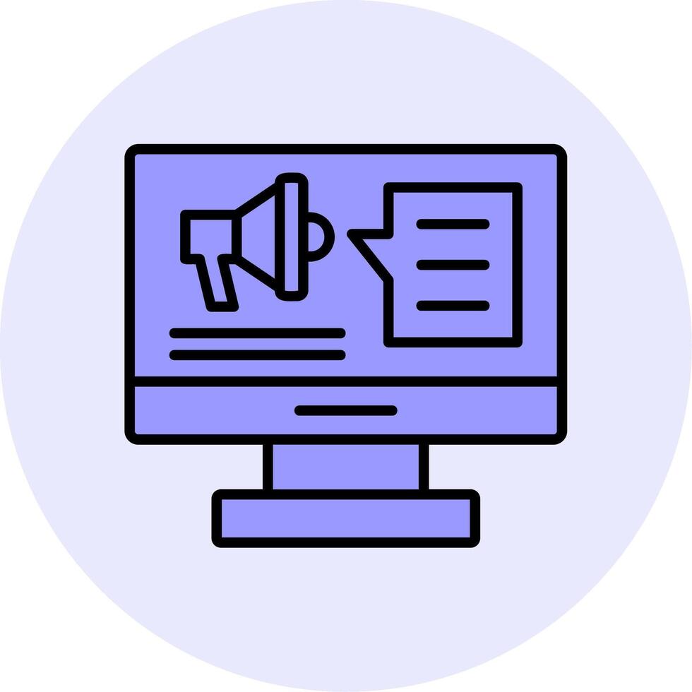 Digital Campaign Vector Icon