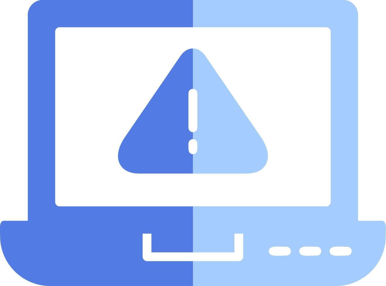 laptop Virus Vector Icon