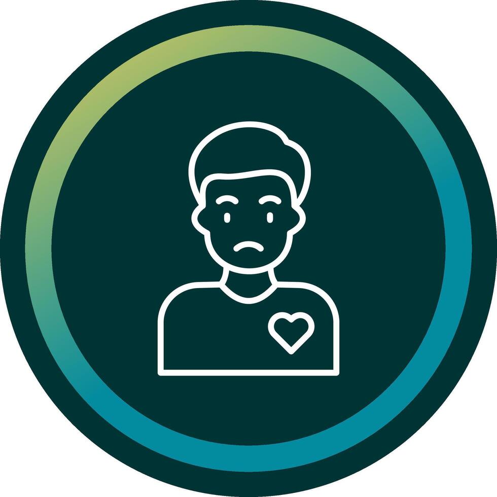 Volunteer Man Vector Icon