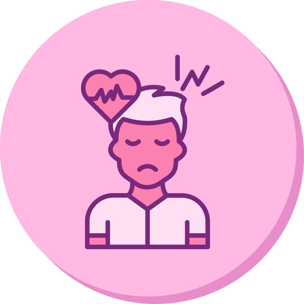 Tachycardia Vector Icon