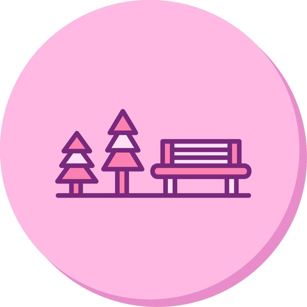 Rest Area Vector Icon