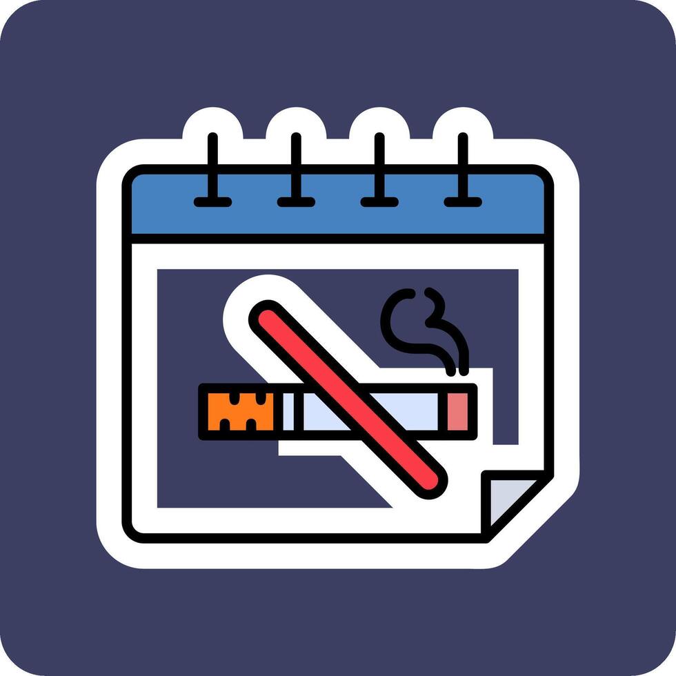 No Tobacco Day Vector Icon