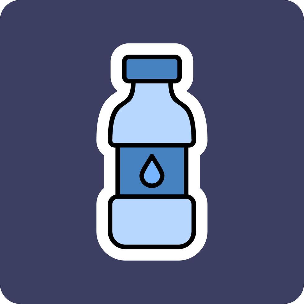 Water Bottle Vector Icon