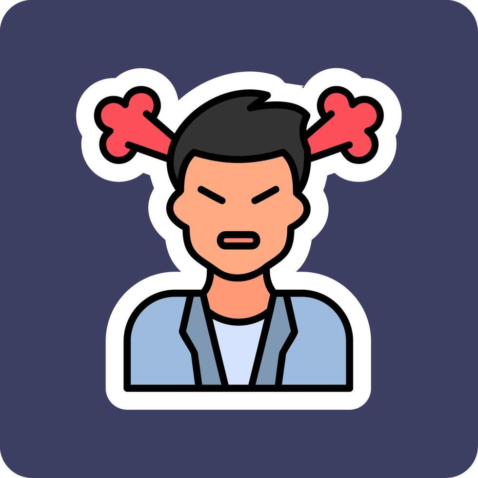 Anger Vector Icon