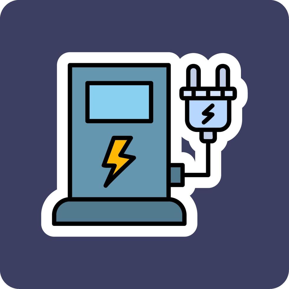 Charging Station Vector Icon