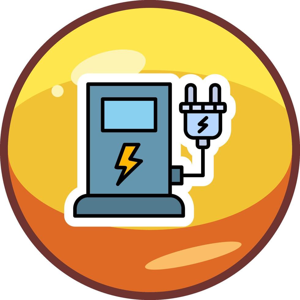 Charging Station Vector Icon