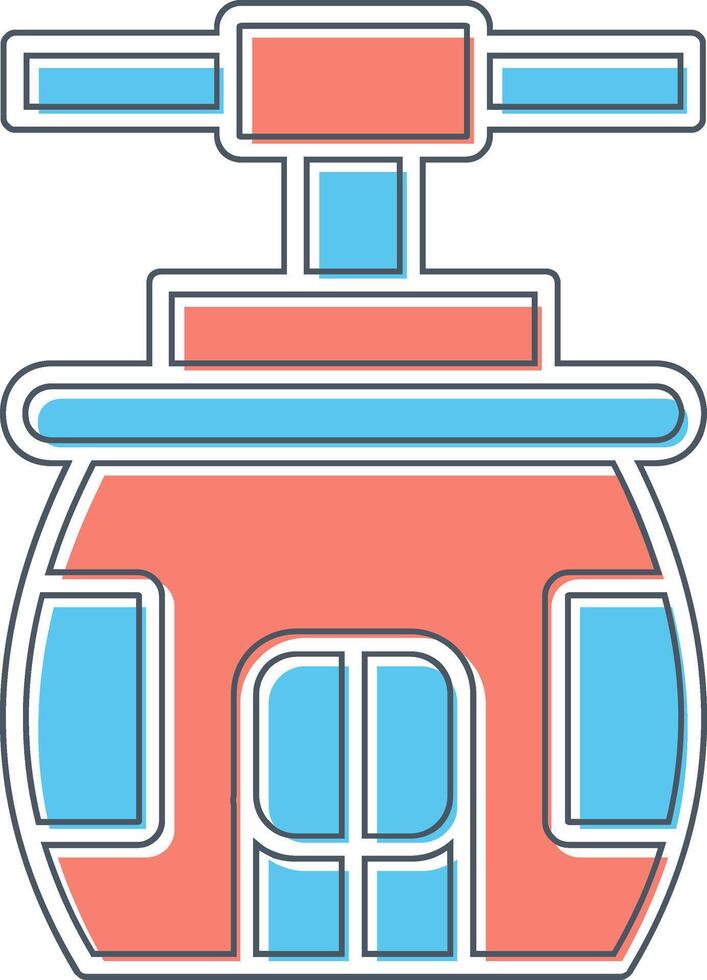 Cableway Vector Icon