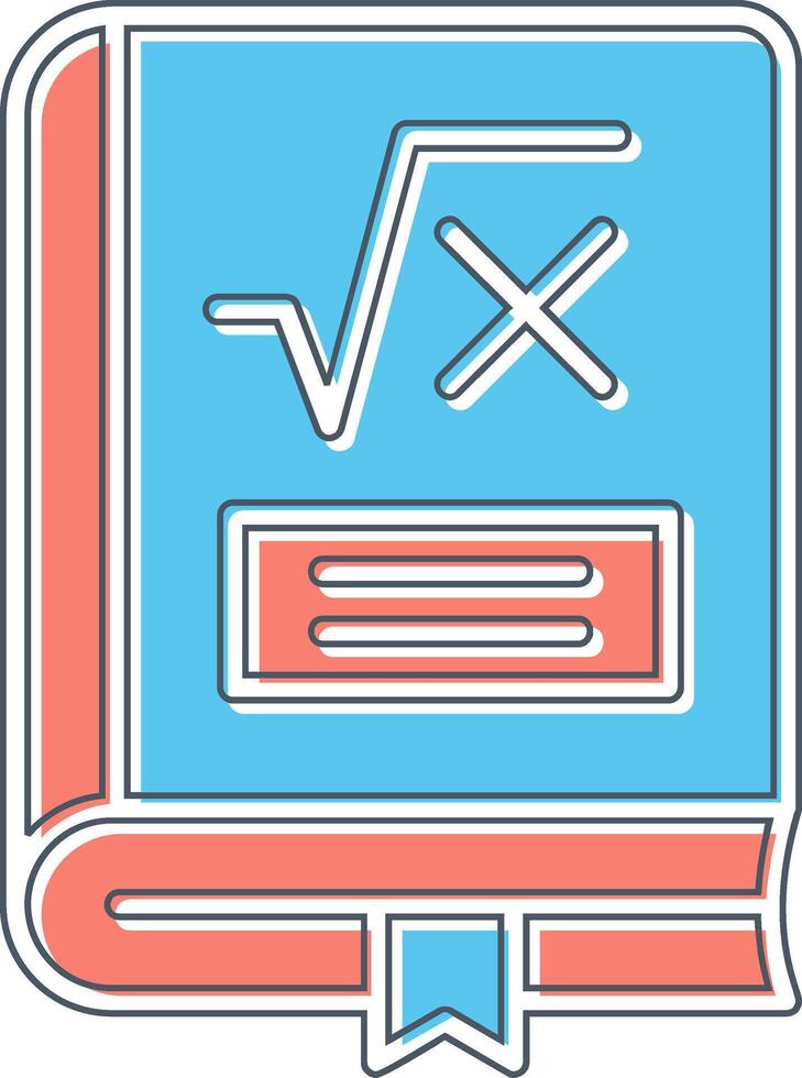 Maths Book Vector Icon