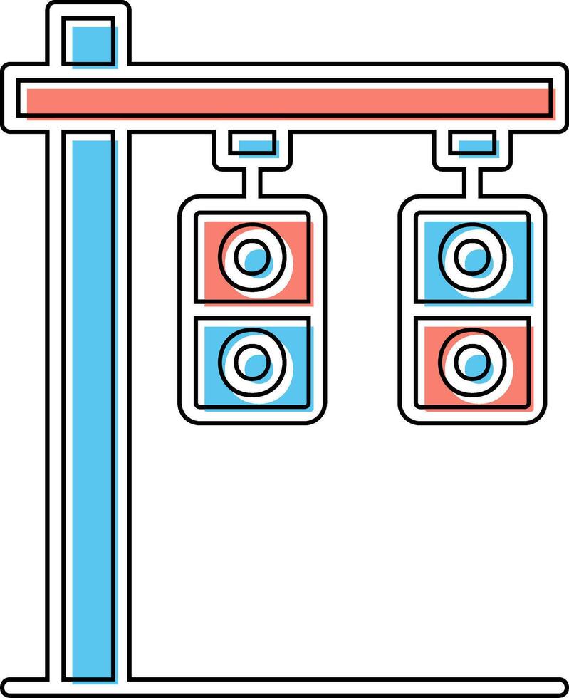 Traffic Lights Vector Icon