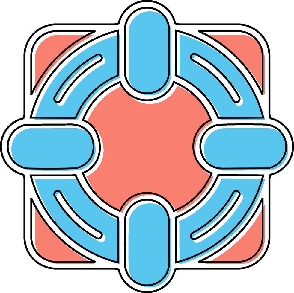 Lifebuoy Vector Icon