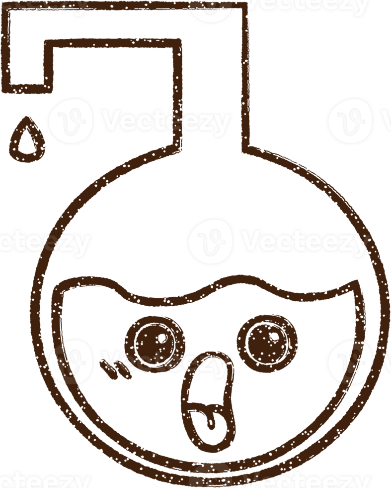 Science Experiment Charcoal Drawing png