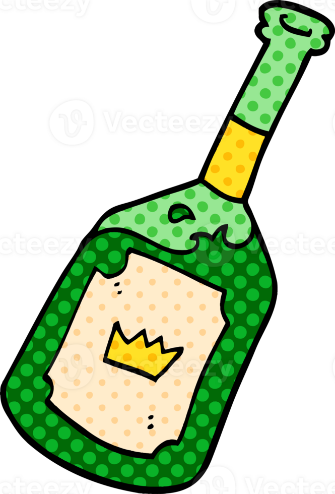 cartoon doodle alcoholic drink png