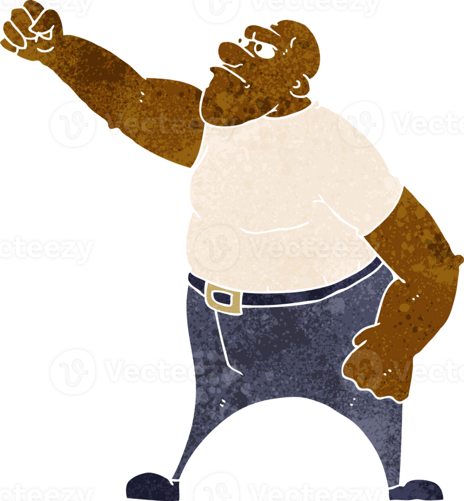 cartoon angry man png
