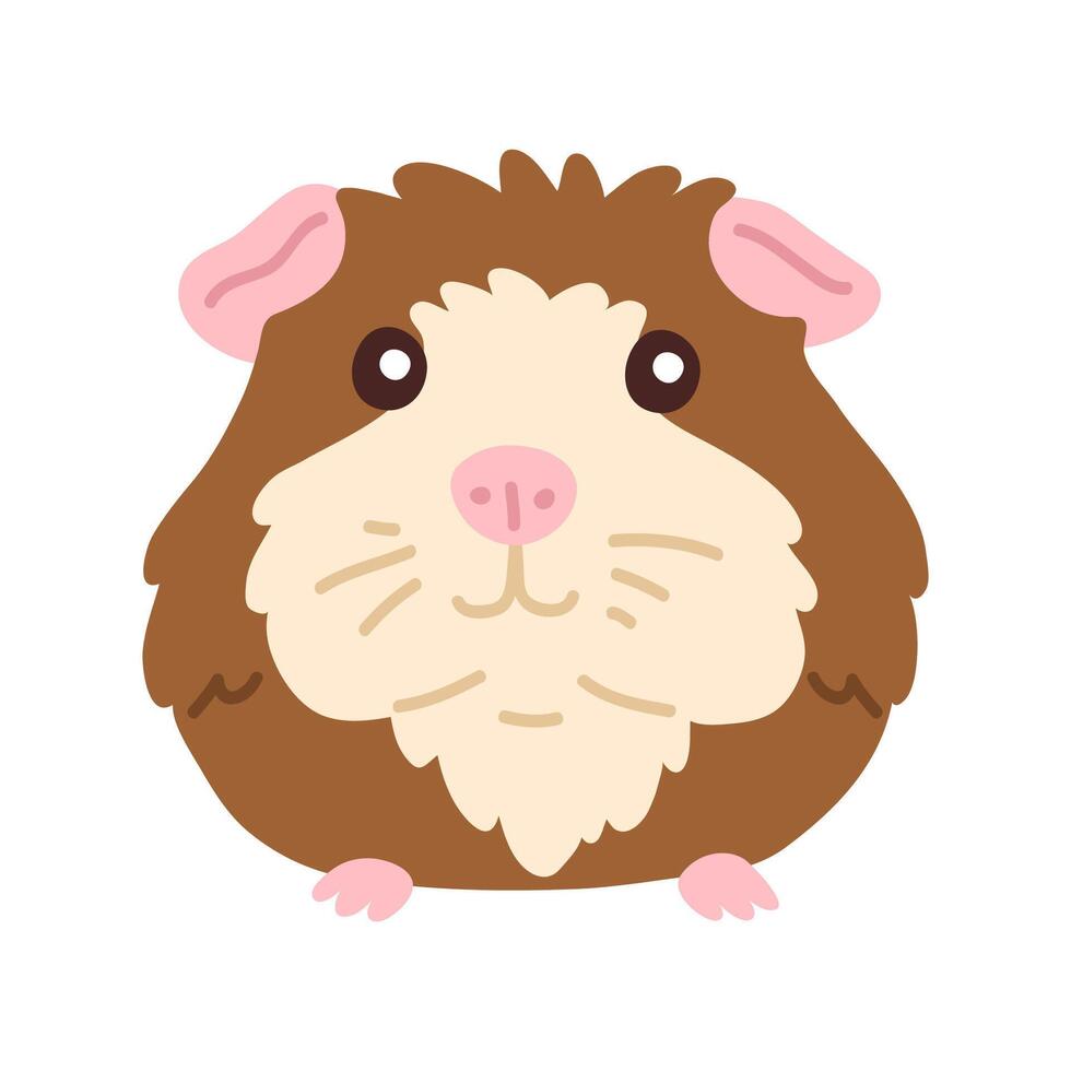 doodle baby guinea pig vector